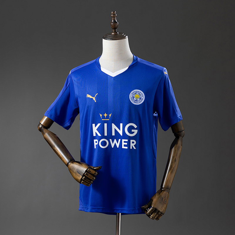 Camiseta retro de local del Leicester City 15-16, tallas S-XXL